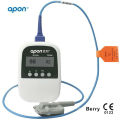 CE Handheld Palm Portable Pulse Oximeter for Adult/Neonate with Finger SpO2 Sensor Probe SpO2 Pulse Monitor with Alarm